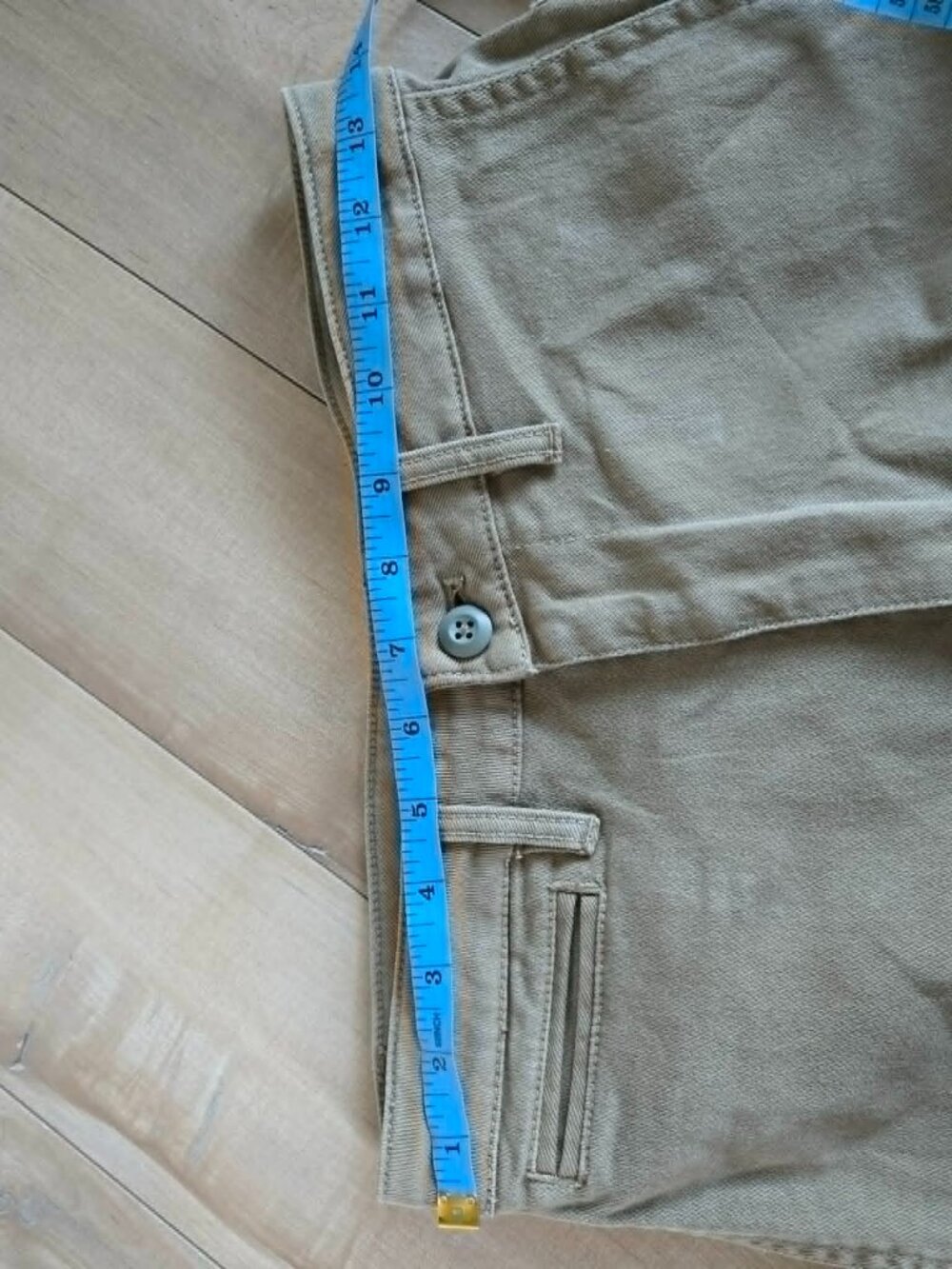 Quince Ultra-Stretch Straight Leg Chino Pants Khaki Tan Size 27 Workwear - Picture 8 of 11